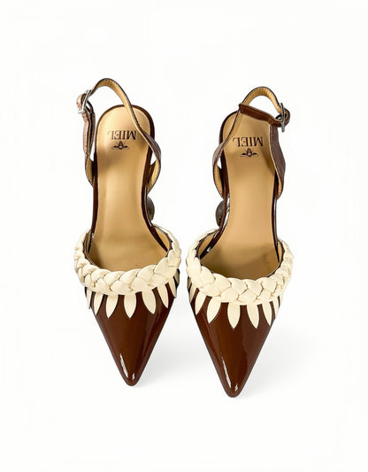 MIEL DIDI PETAL HEEL | FULL GRAIN LEATHER